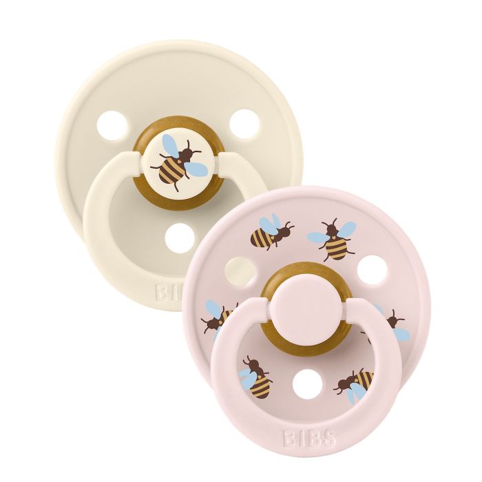 Пустушка Studio 0-6 m Colour Latex Round (кругла) Bumblebee – Mushroom