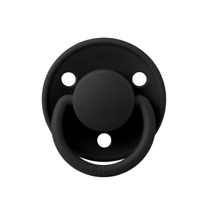 Пустушка BIBS 0-3 years De Lux Silicone - Black