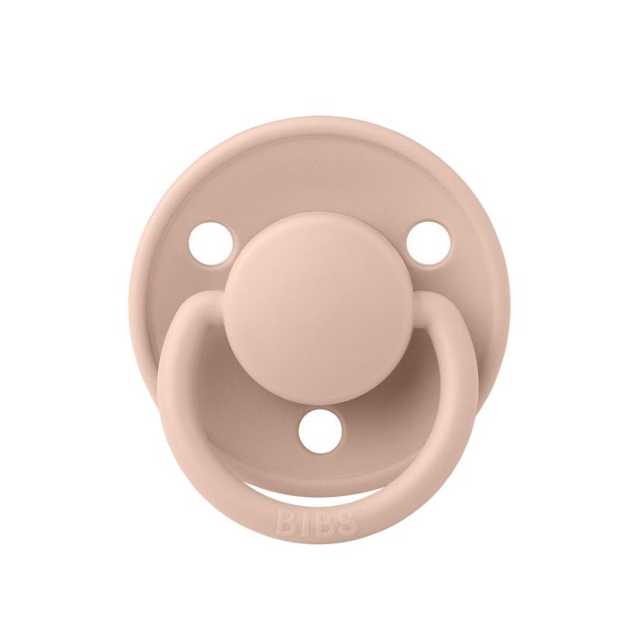 Пустушка BIBS  0-36 мiс De Lux Silicone Blush