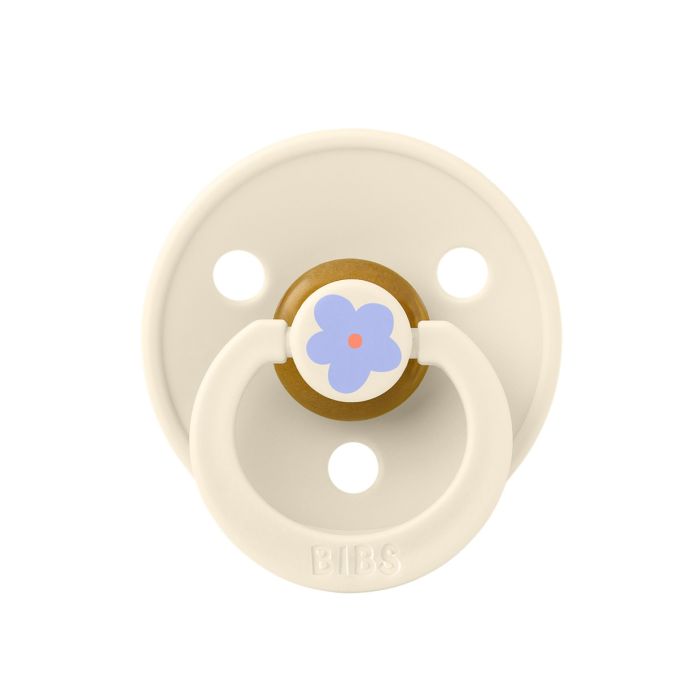 Пустушка Studio 0-6 m Colour Latex Round (кругла) Jasmine – Ivory (2 в упаковці)