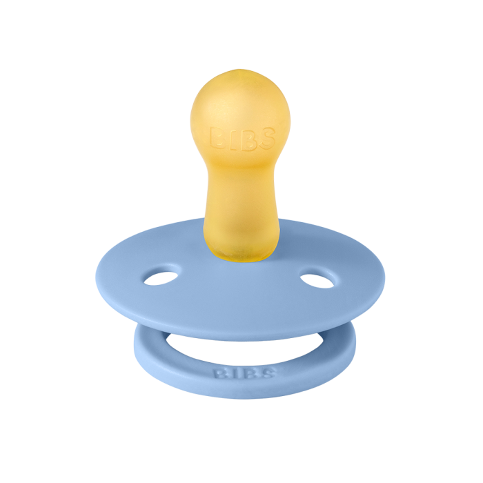 Пустушка BIBS 0-6 міс Colour Latex  Sky Blue