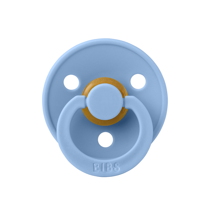 Пустушка BIBS 0-6 міс Colour Latex  Sky Blue