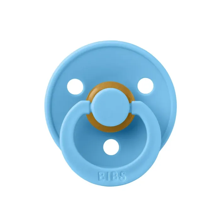 Пустушка BIBS Colour Latex Round (кругла) – Breeze