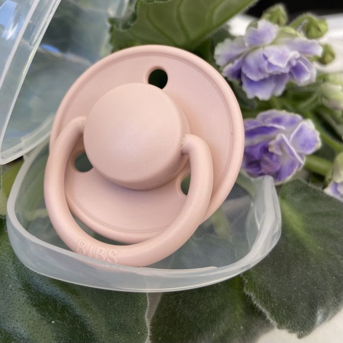 Пустушка BIBS  0-36 мiс De Lux Silicone Blush