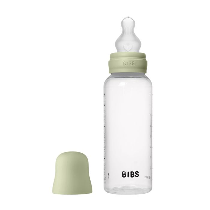 Дитяча пляшечка BIBS Baby Bottle Round Silicone 270 мл Medium Flow (середній потік)