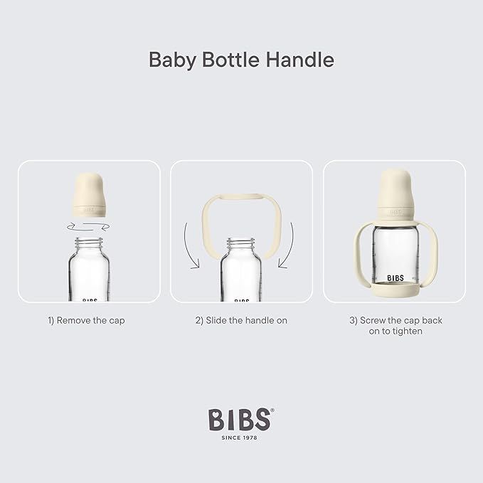 Дитяча пляшечка BIBS Baby Bottle Round Latex 270 мл Medium Flow (середній потік)