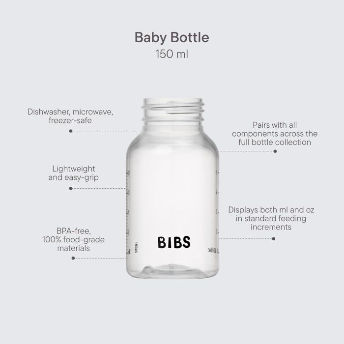 Змінна дитяча пластикова пляшечка BIBS Baby Bottle Body 150 мл
