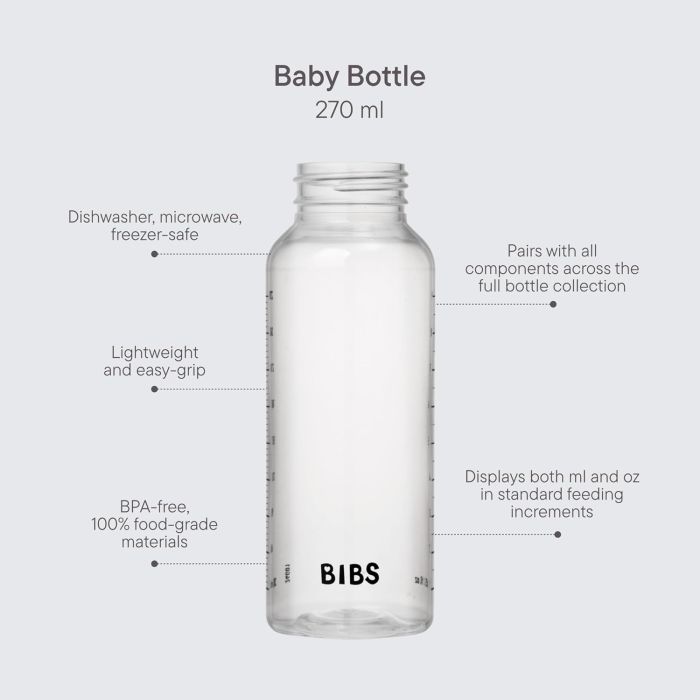 Дитяча пляшечка BIBS Baby Bottle Round Latex 270 мл Medium Flow (середній потік) Sage