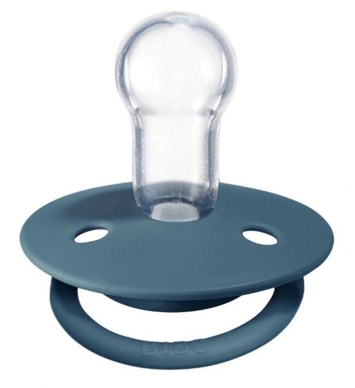 Соска BIBS 0-3 years De Lux Silicone Petrol