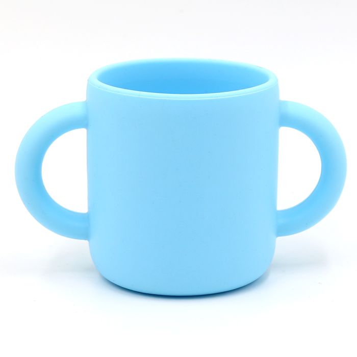 Силіконовий кухоль з двома ручками Baby Blue