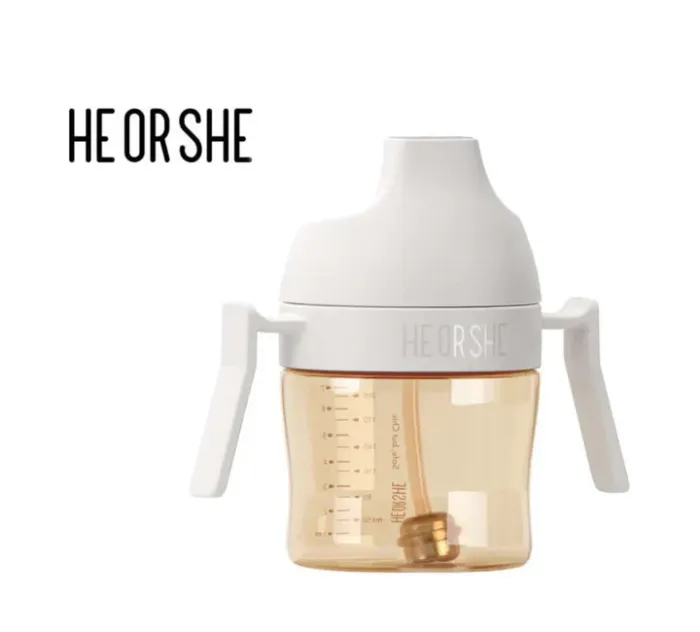 Поїльник непроливайка HEORSHE White 6M+ 210 мл