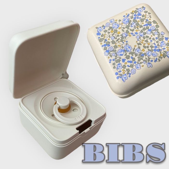 Контейнер-стерилізатор для пустушок BIBS x LIBERTY Pacifier Box - Eloise Ivory (без пустушки)