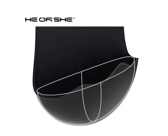 Слюнявчий силіконовий Heorshe Black