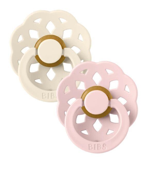 Пустушка Boheme 0-6 m Boheme Latex Round (кругла) Ivory/Blossom 2 шт.