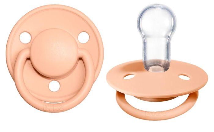 Соска BIBS 0-36 мес De Lux Silicone Peach Sunset