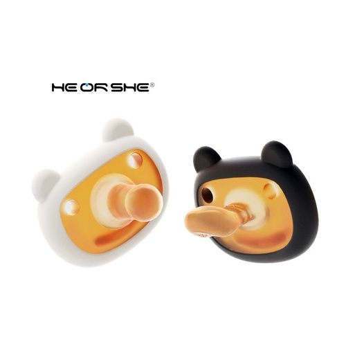 Пустушка HEORSHE 3M+ (2 шт) в контейнері для зберігання