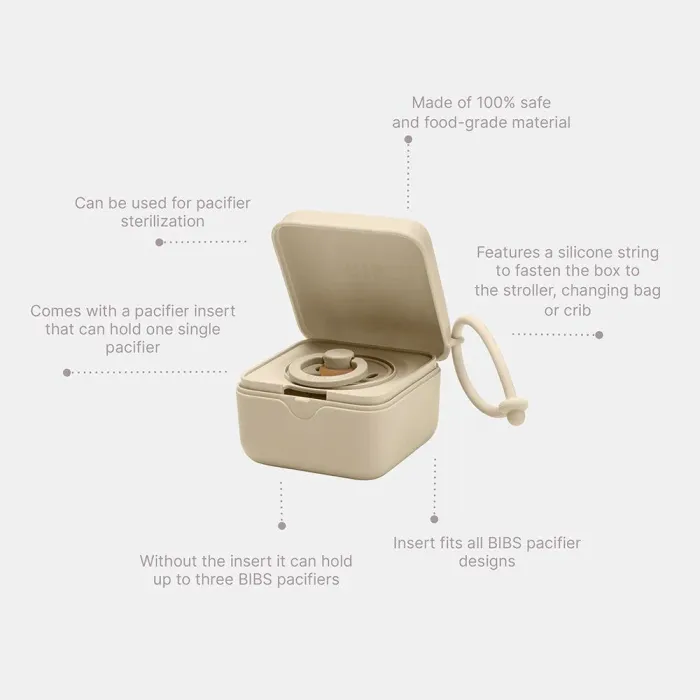 Контейнер для пустушок BIBS Liberty Pacifier Box – Bobo Petrol