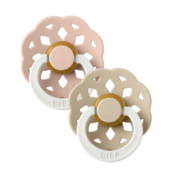 Набір пустушок BIBS 6-18 мес Boheme Blush/Vanilla Glow, 2 шт