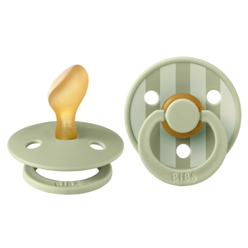 Пустушка BIBS 0-6 м Latex Anatomical (анатомічна) Block – Sage (оливкова)