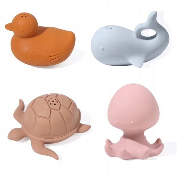 Силіконові іграшки для ванної кімнати «Sea Life» 4 шт