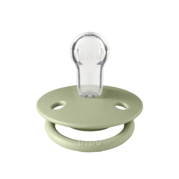Соска пустушка BIBS De Lux Silicone Round (кругла) Onesize – Sage