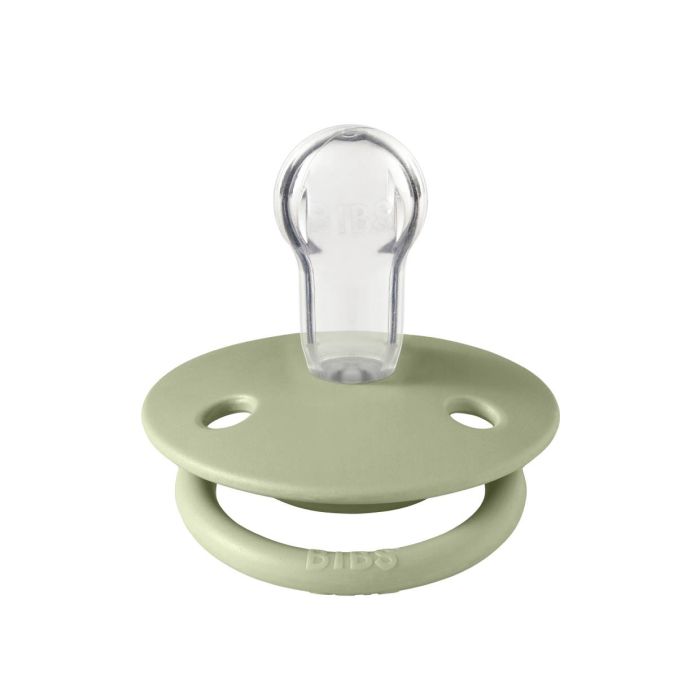 Соска пустушка BIBS De Lux Silicone Round (кругла) Onesize – Sage