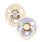 Набір сосок  BIBS Studio 0-6 m Colour Latex Round (кругла) Jasmine - Ivory 2 pcs