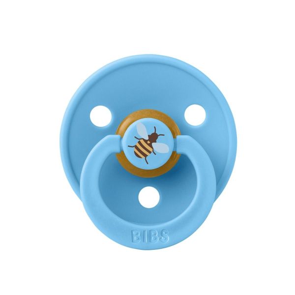 Пустушка BIBS 18+m Latex Round Bumblebee Breeze (кругла) з бджілкою