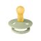Пустушка BIBS 0-6 m Pacifier Colour Holiday Leaf Latex Round (кругла) – Sage Hunter Green