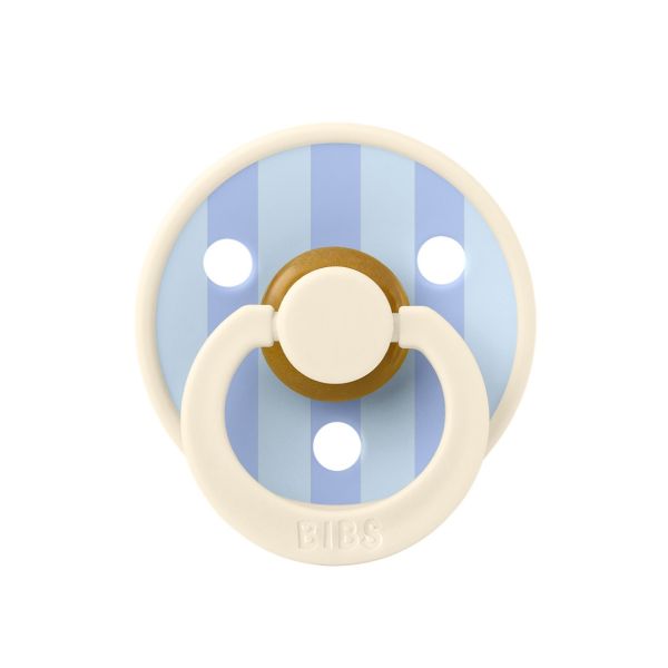 BIBS Studio 6-18 m Colour Latex Size 2 Block – Ivory/Dysty Blue