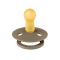 Пустушка BIBS  0-6 m Colour Latex Round (кругла) – Dark Oak