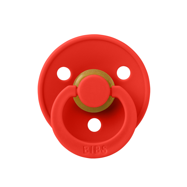 Пустушка BIBS0-6 m Colour Latex Round - RED