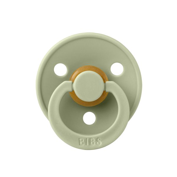Пустушка BIBS 6-18 m  Colour Latex Round Sage 