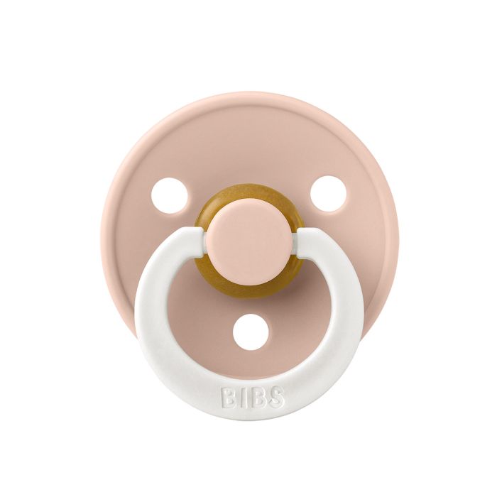 Соска BIBS 0-6 міс Colour Latex Anatomical (анатомічна) Blush GLOW