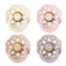 Набір пустушок BIBS 6-18 m Boheme Latex Round – Ivory/Blush/Blossom/Dusky Lilac 4 шт