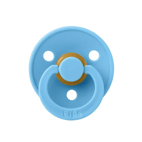 Пустушка BIBS  0-6 m Colour Latex Round (кругла) – Breeze