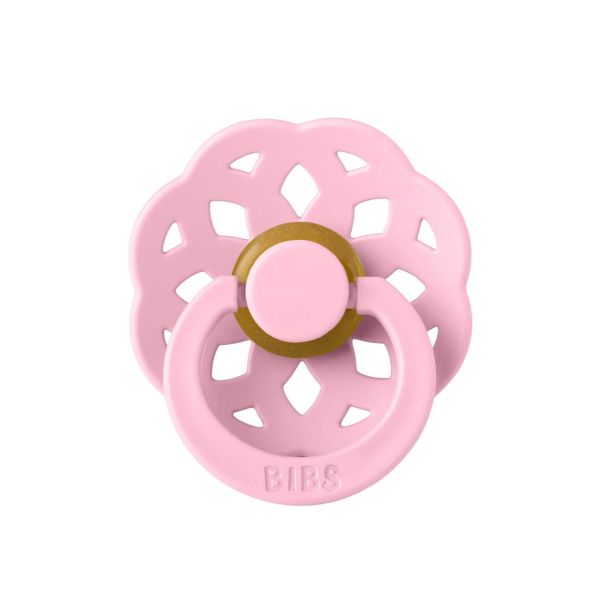 Пустушка BIBS 0-6 m Boheme Latex Round Baby Pink