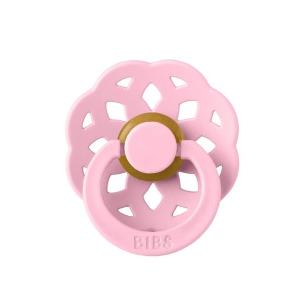 Пустушка BIBS 0-6 m Boheme Latex Round Baby Pink