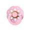 Пустушка BIBS 0-6 m Boheme Latex Round Baby Pink