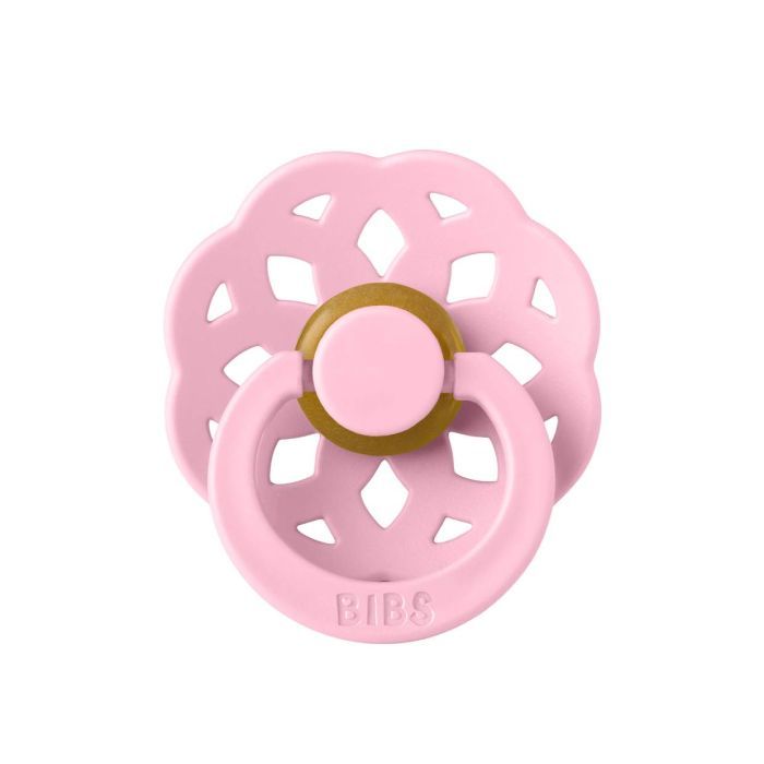 Пустушка BIBS 0-6 m Boheme Latex Round Baby Pink