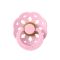 Пустушка BIBS 6-18 m Boheme Latex Round Baby Pink