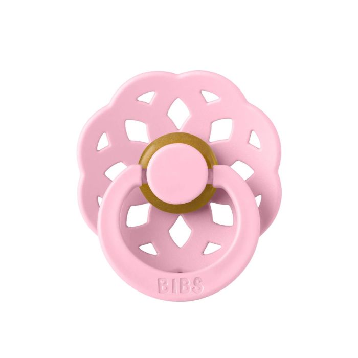 Пустушка BIBS 6-18 m Boheme Latex Round Baby Pink
