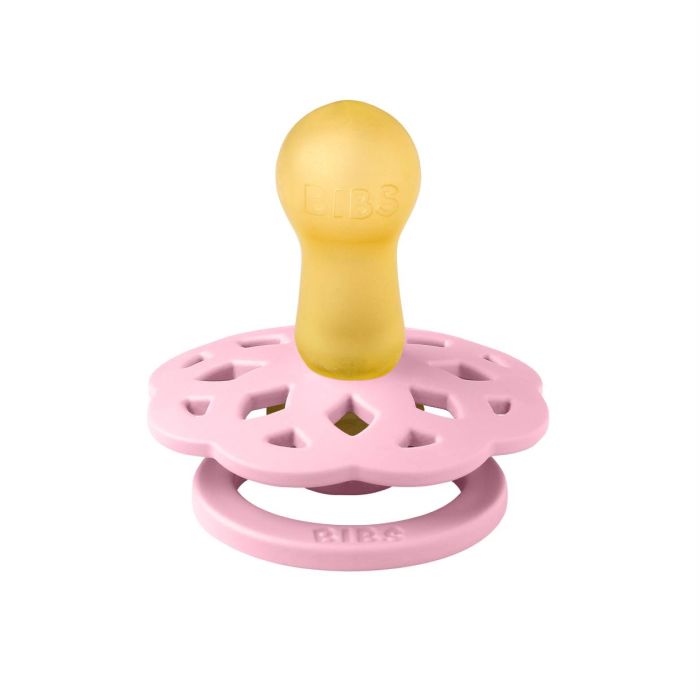 Пустушка BIBS 0-6 m Boheme Latex Round Baby Pink