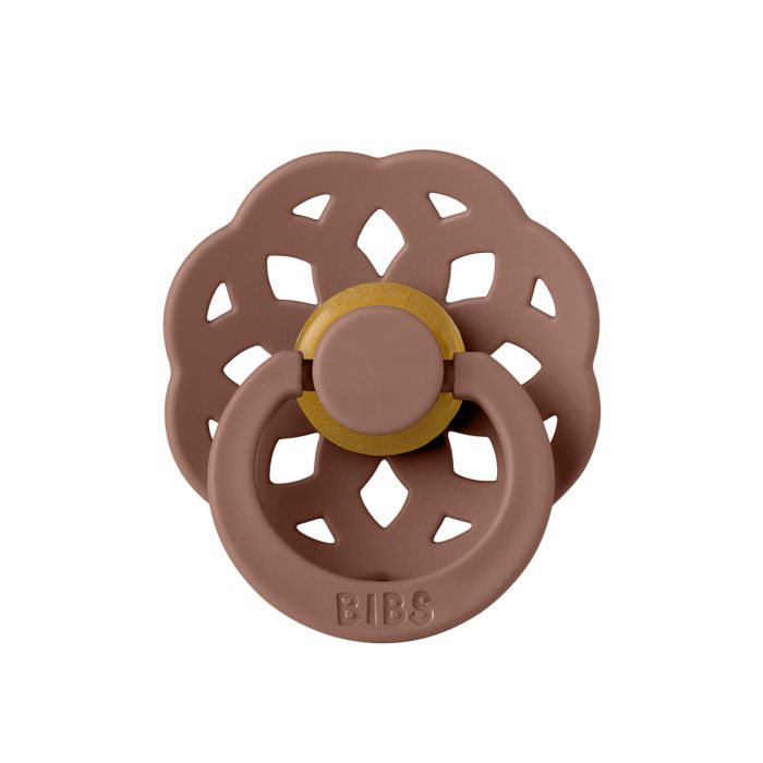 Пустушка BIBS 0-6 міс Boheme Latex Round (кругла) -  Woodchuck
