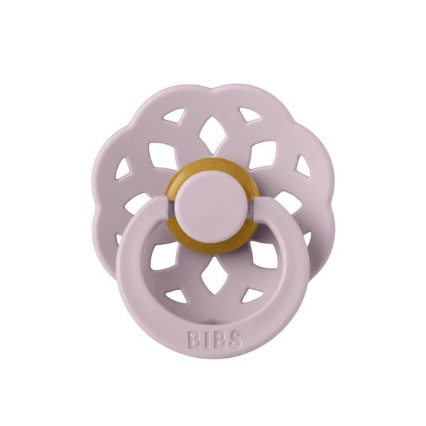 Пустушка BIBS 0-6 міс Boheme Latex Round (кругла) -  Dusky Lilac