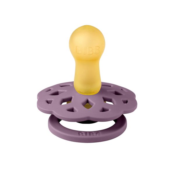 Пустушка 0-6 m BIBS Boheme Latex Round (кругла) - Mauve