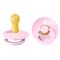 Соска пустушка BIBS 0-6 m Colour Latex Round - Baby Pink