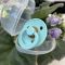 Соска BIBS 0-6 m Colour Latex Round (кругла) - Mint