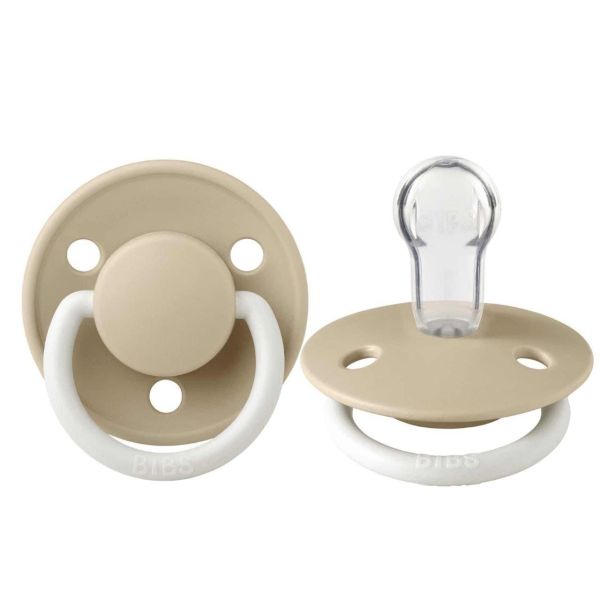 Пустушка BIBS 0-3 years Silicone - Vanilla GLOW