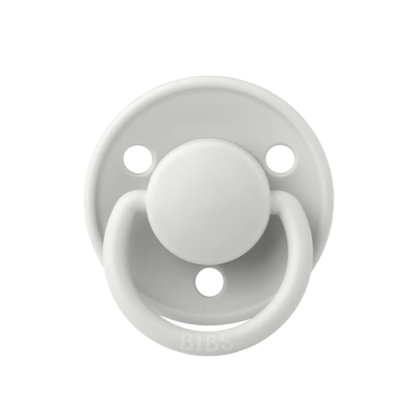 Соска пустушка BIBS 0-36 m De Lux Silicone Round (кругла) – Haze